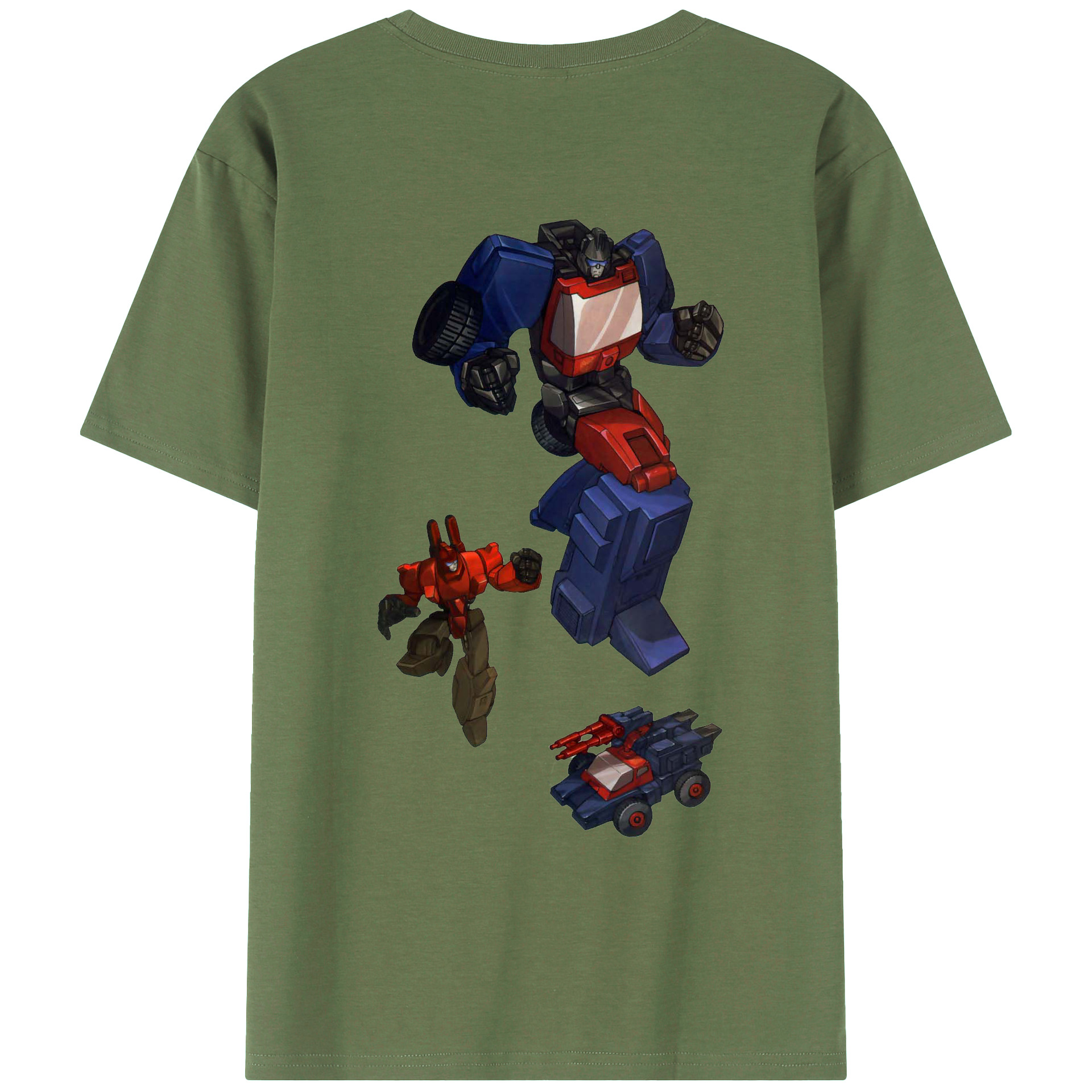 （画像用）  綿100％ メンズ半袖Tシャツ（バックプリント） 通気性